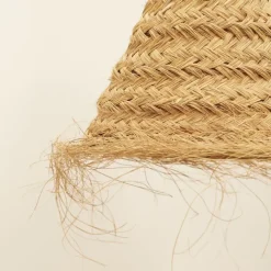 Abat-jour cône fibre de palmier
