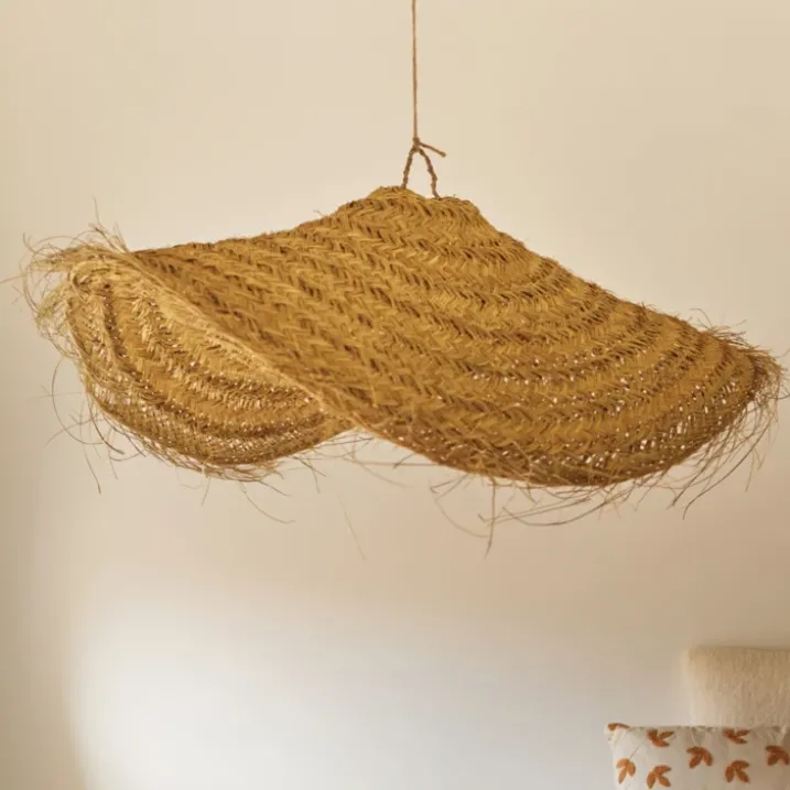 Abat-jour parasol Doum fibre de palmier