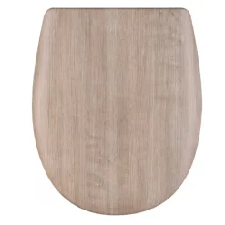 Abattant déclipsable effet bois