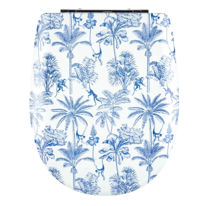 Abattant easy clip avec descente assistée au style palmeraie
