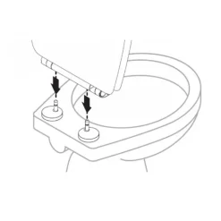 Abattant easy clip avec descente assistée en bois exotique