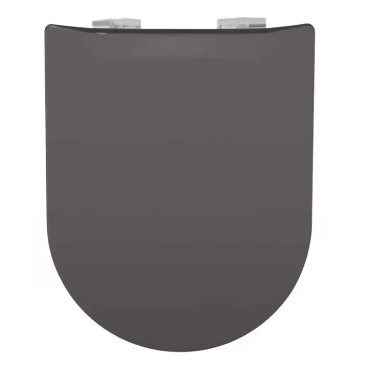 Abattant uni wood slim double avec descente assistée
