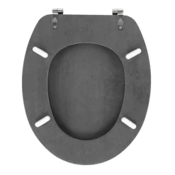 Abattant wc effet béton
