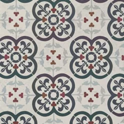 Abattant wood slim avec descente assistée à motifs carreaux de faïence