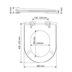 Abattant wood slim Dble descente assistée imprimé graffs