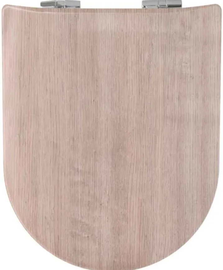 Abattant wood slim déclipsable esprit bois organique