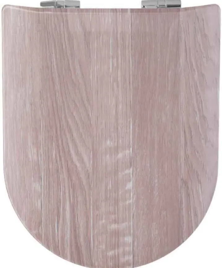 Abattant wood slim déclipsable au bois veineux