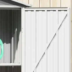 Abri de jardin compact en acier galvanisé