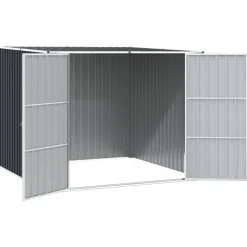 Abri de jardin en acier galvanisé avec double porte