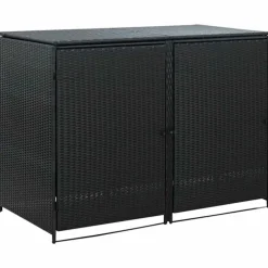 Abri pour poubelles double