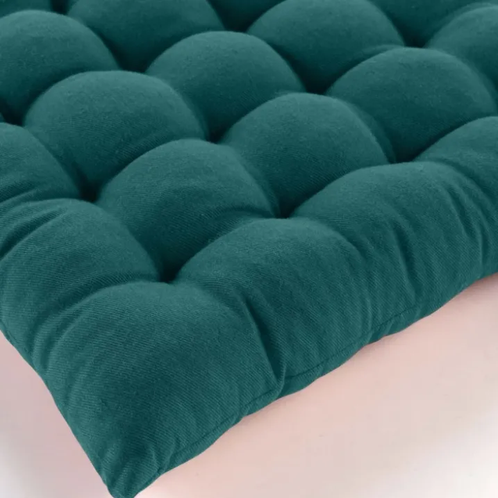 Assise matelassée en coton et polyester recyclé