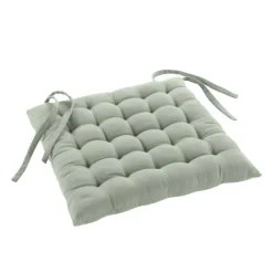 Assise matelassée en coton et polyester recyclé