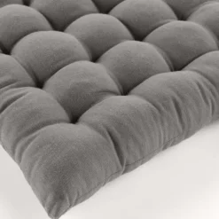 Assise matelassée en coton et polyester recyclé