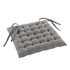Assise matelassée en coton et polyester recyclé