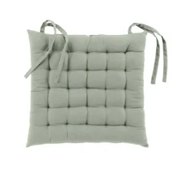 Assise matelassée en coton et polyester recyclé