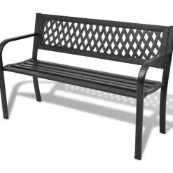 Banc de jardin en acier