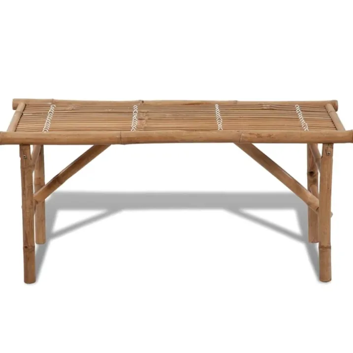 Banc de jardin pliable en bambou