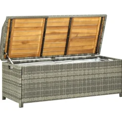 Banc de rangement de jardin