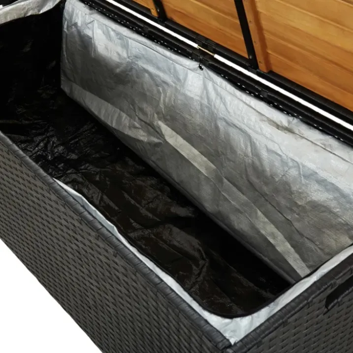 Banc de rangement de jardin