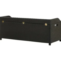 Banc de rangement de jardin
