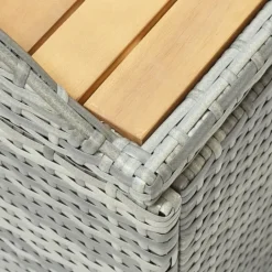 Banc de rangement de jardin