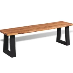 Banc en acacia