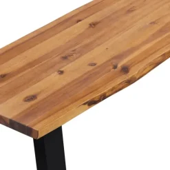 Banc en acacia