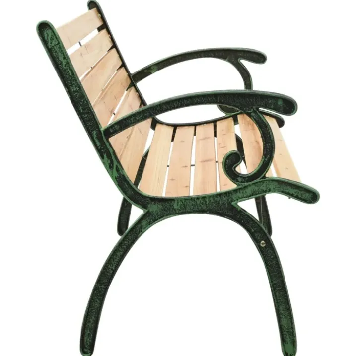Banc en fonte et bois