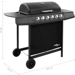 Barbecue à 6 brûleurs