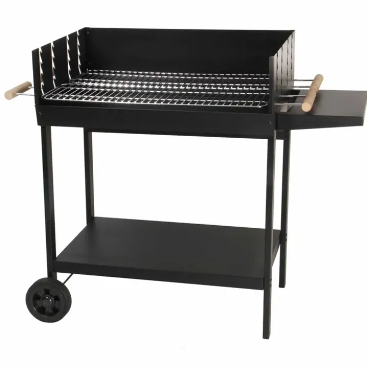 Barbecue à charbon de bois à double grilles