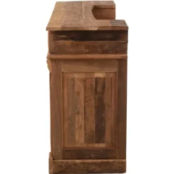 Bar en bois rangements multiples