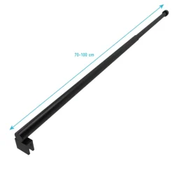 Barre de fixation extensible 70 à 100 cm pour douche italienne