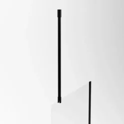 Barre de fixation plafond recoupable pour douche italienne