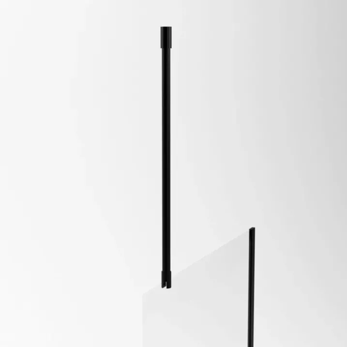 Barre de fixation plafond recoupable pour douche italienne