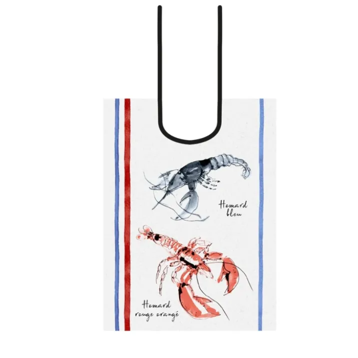 Bavoir à impression homard