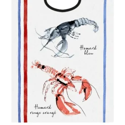 Bavoir à impression homard