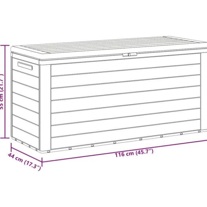Boite de rangement extérieur