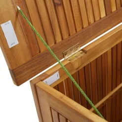 Boîte de rangement extérieure en acacia
