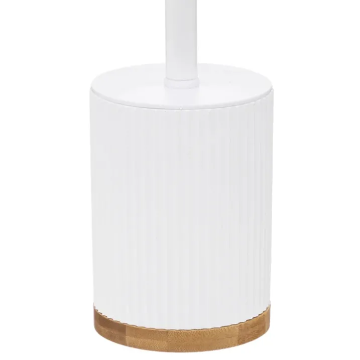 Brosse et pot wc strié