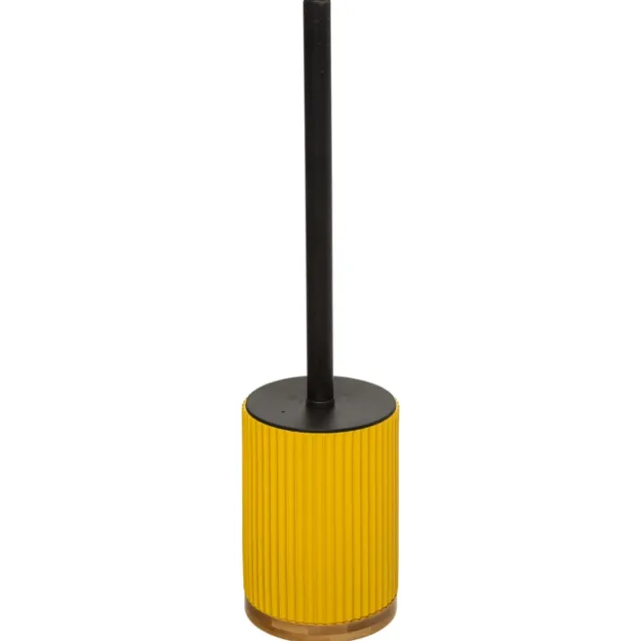 Brosse et pot wc strié