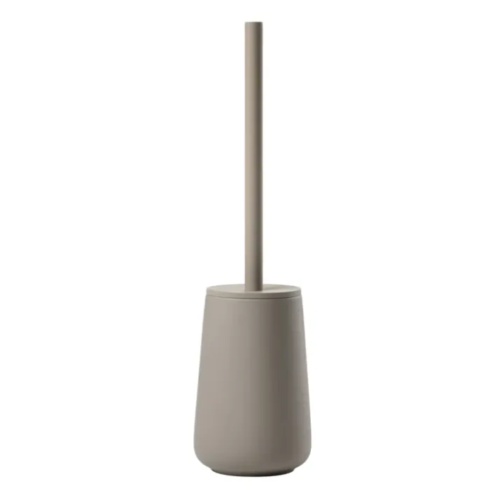 Brosse pour toilette en grès et acier