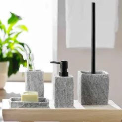 Brosse WC effet minéral