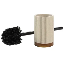 Brosse WC en acacia