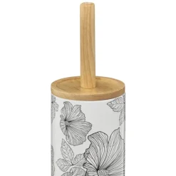 Brosse wc à l'esprit floral