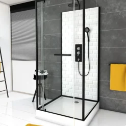 Cabine de douche ambiance métro