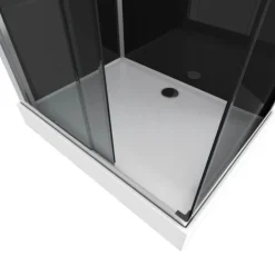 Cabine de douche avec système hydromassant