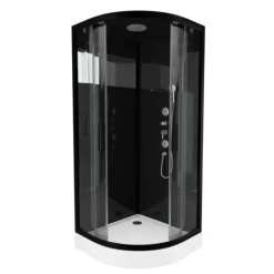 Cabine de Douche Black Mirror 2 Ronde