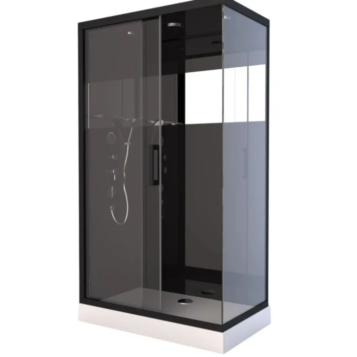 Cabine de Douche Black Mirror 2 Rectangle