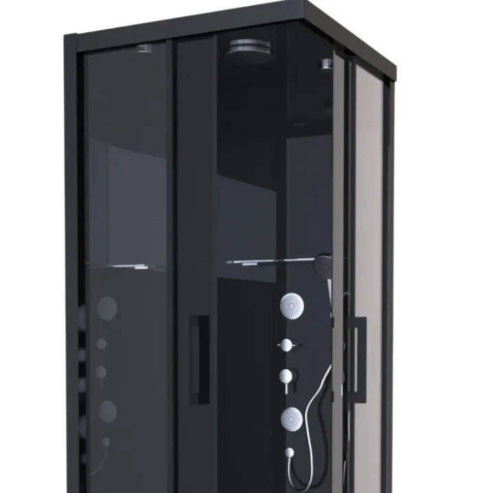 Cabine de Douche Black Mirror Carrée