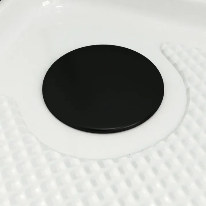Cabine de douche carrée minimaliste style contemporain